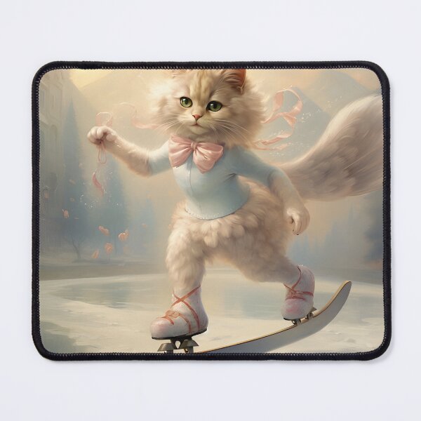 Item preview, Ice Skating Cat designed and sold by kaii572519.