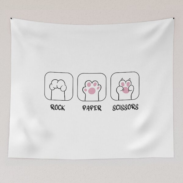 Item preview, Rock Paper Scissors Cat Paw designed and sold by Tatus Brinal.