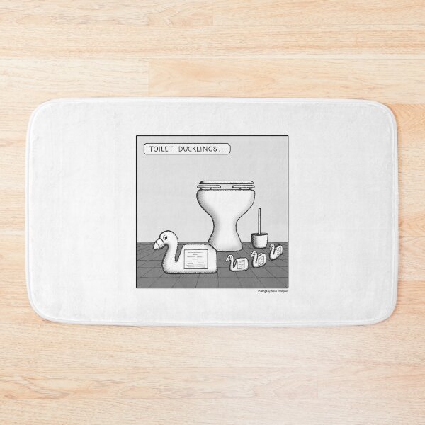 Item preview, Toilet ducklings designed and sold by Inklings cartoons.