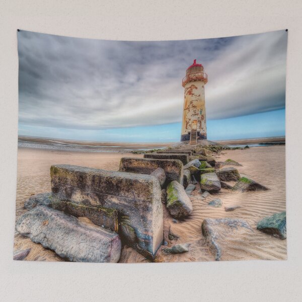 Item preview, Talacre Lighthouse Point of Ayre Wales designed and sold by AJEvans.
