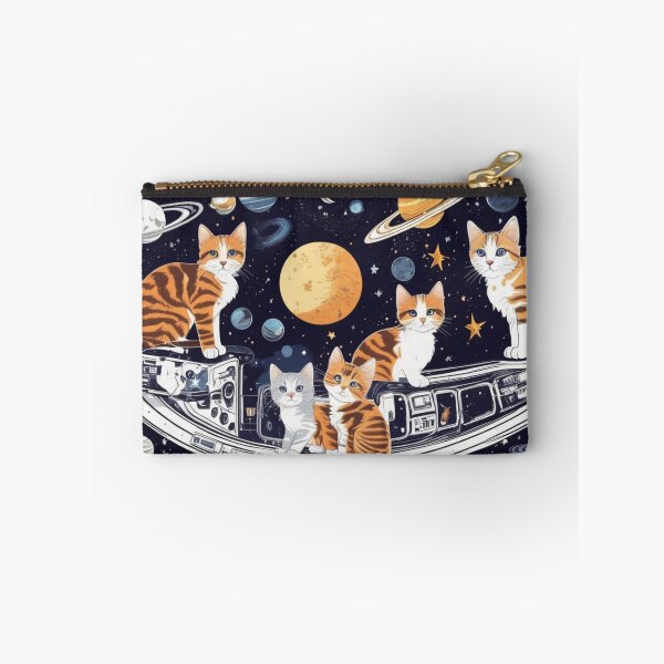 Item preview, Kittens in Space Mac Book Air Sleeve designed and sold by IsntThatNiche.