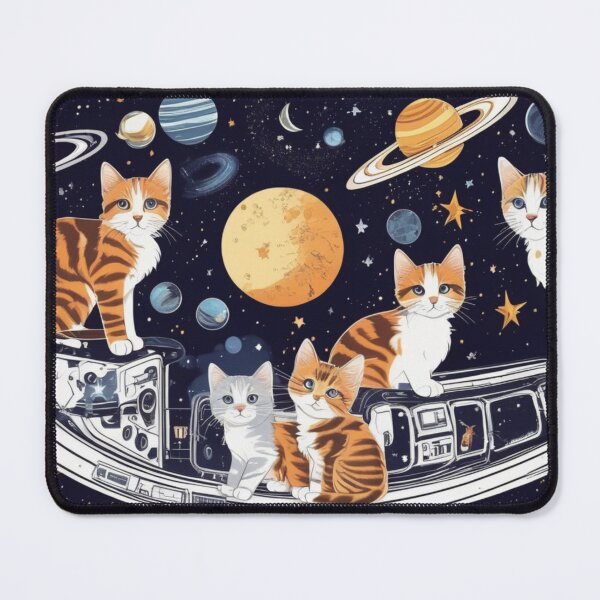 Item preview, Kittens in Space Mac Book Air Sleeve designed and sold by IsntThatNiche.