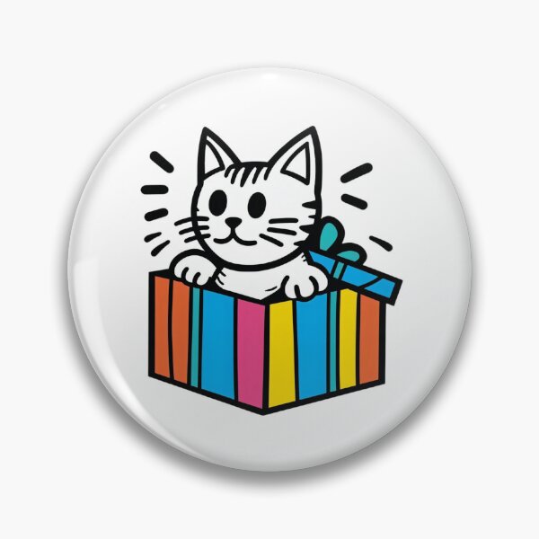 Item preview, Cat Christmas Gift Box Cat Cult Playful Cat designed and sold by sharon1210.