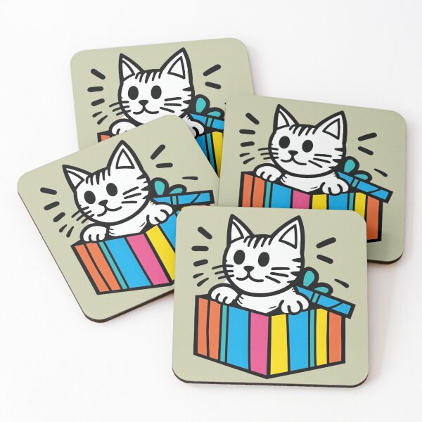 Item preview, Cat Christmas Gift Box Cat Cult Playful Cat designed and sold by sharon1210.