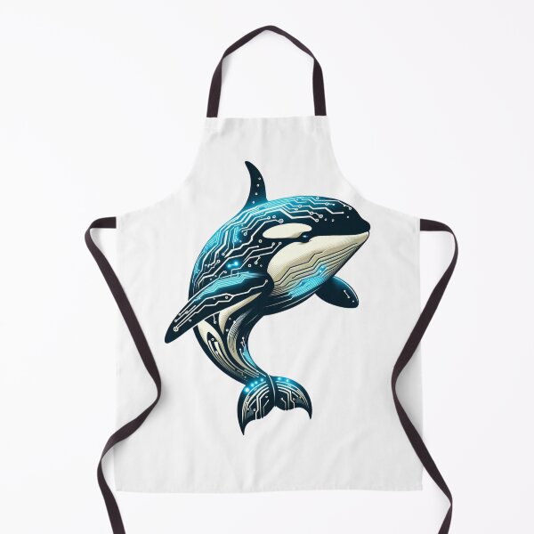 Item preview, Neon Navigator - Cyber Orca designed and sold by MrAI-Store.