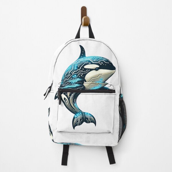 Item preview, Neon Navigator - Cyber Orca designed and sold by MrAI-Store.