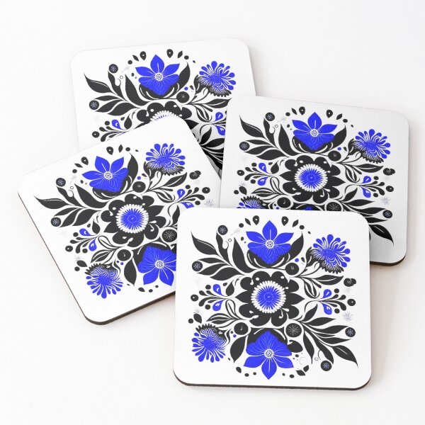 Item preview, Blue Flowers Leaves Abstract designed and sold by Oleg777999.