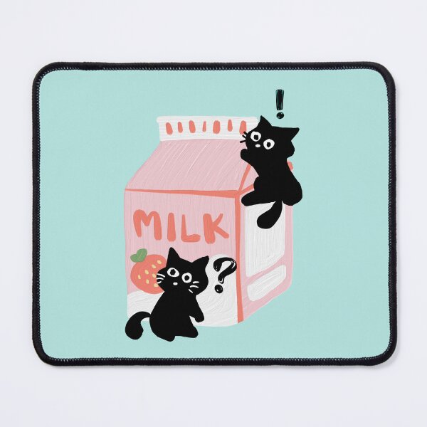 Item preview, Black Cats with Strawberry Milk Design designed and sold by CarefulCreation.