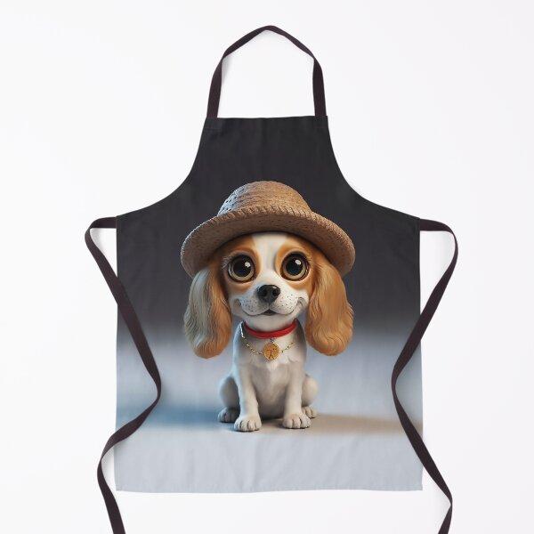 Item preview, Cute smiling cartoon Cavalier dog designed and sold by Colorful-Worlds.