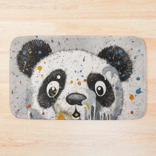 Item preview, A PANDA PAINTED STREET ART designed and sold by infinitearte.