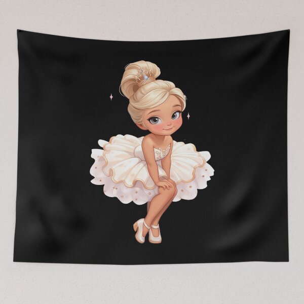 Item preview, Cute Little Ballerina Sublimation designed and sold by Nouri King.