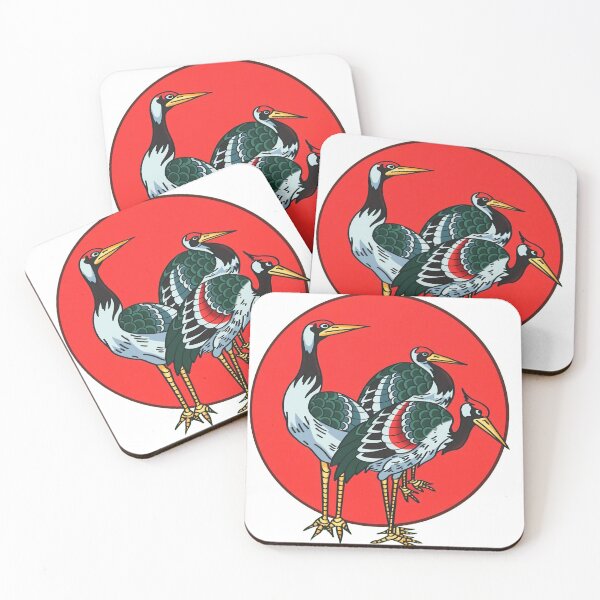 Item preview, Herons Infront of  the red sun  designed and sold by DomsDoodles.