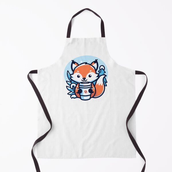 Item preview, Coffee Fox in Winter Forest designed and sold by TeaTimeTales.