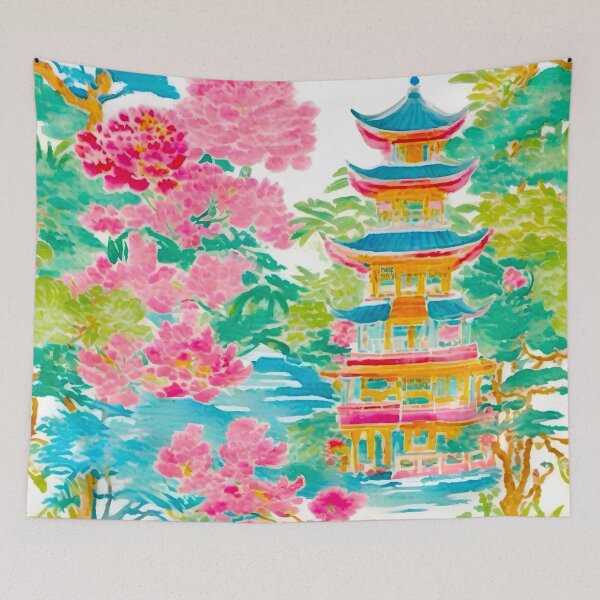 Artikelvorschau, Adretter, tausendjähriger Chinoiserie-Garten entworfen und verkauft von SophieClimaArt.