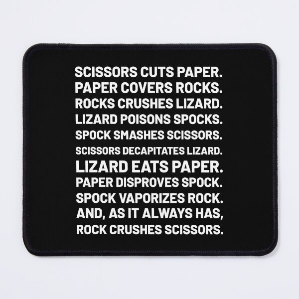 Item preview, Rock Paper Scissors Lizard Spock designed and sold by Tatus Brinal.