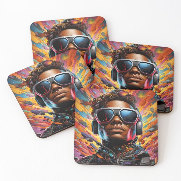Item preview, Pop Frenzy: Vibrant Colours Portrait designed and sold by ArtCorner10.