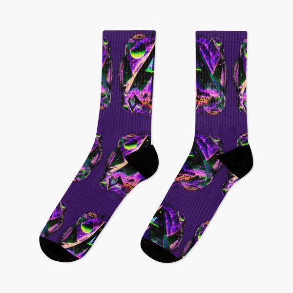 Item preview, Trippy Retro Extraterrestrial Triangles: Ancient Alien Galaxy Pyramids in Cosmic Space designed and sold by DopeStick.