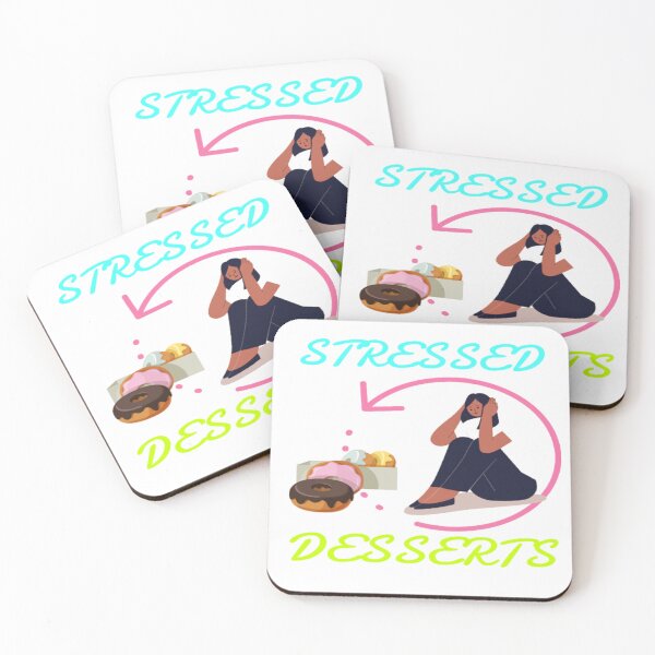 Item preview, Stressed Spelled Backwards Is Desserts - Dessert - Stress Eating - Doughnuts - Foodie - Sweet Tooth  designed and sold by surprise-to-me.