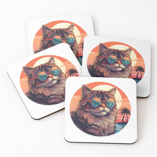 Item preview, Cat's Coastal Retreat: Beach Blissful Moments designed and sold by Artful-Adam.