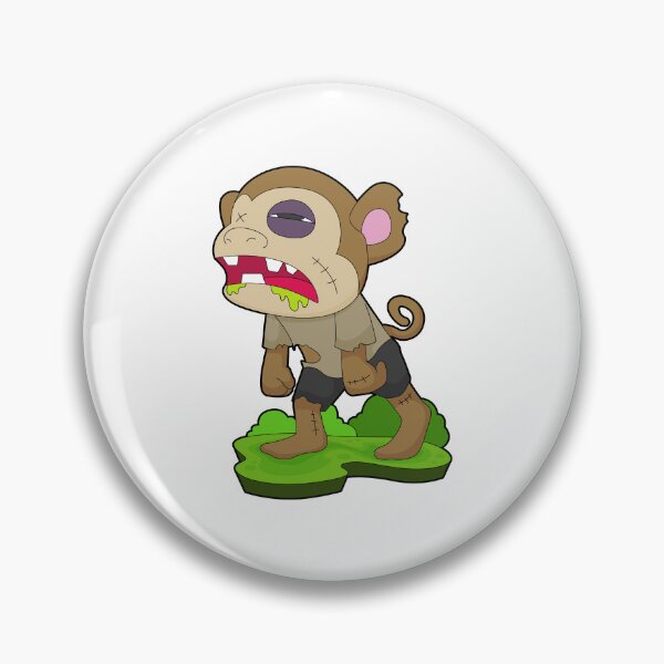 Item preview, Monkey Halloween Zombie designed and sold by Snabdesign84.