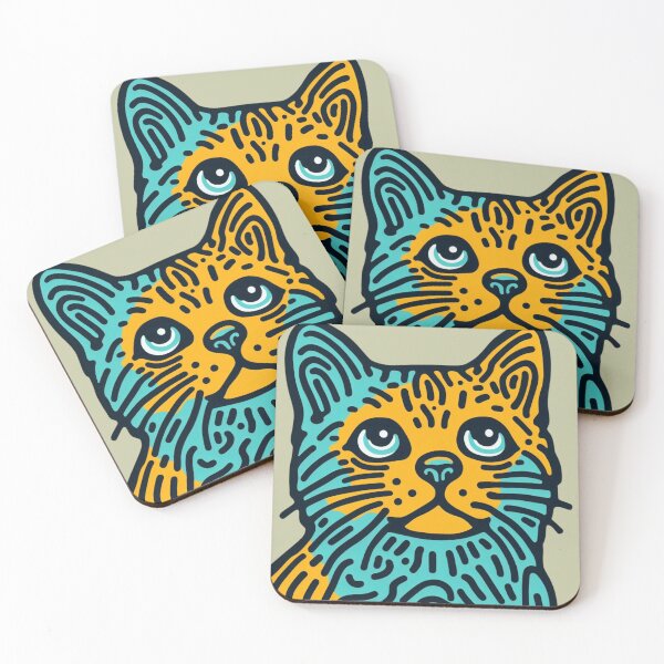 Item preview, Cat Silhouette Cat Head Little Cat designed and sold by sharon1210.