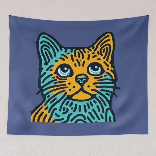 Item preview, Cat Silhouette Cat Head Little Cat designed and sold by sharon1210.