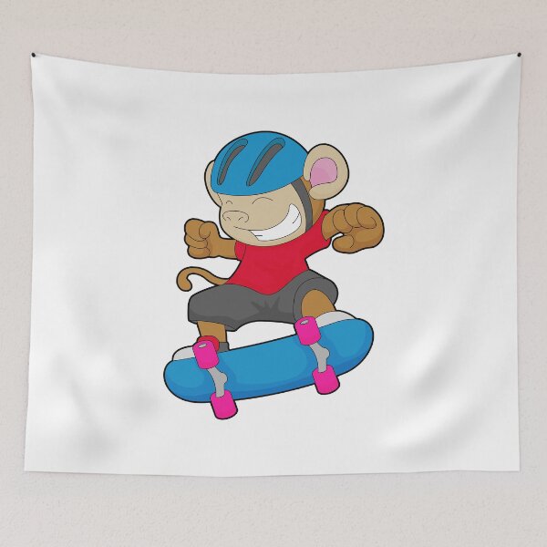 Item preview, Monkey Skater Skateboard Sports designed and sold by Snabdesign84.