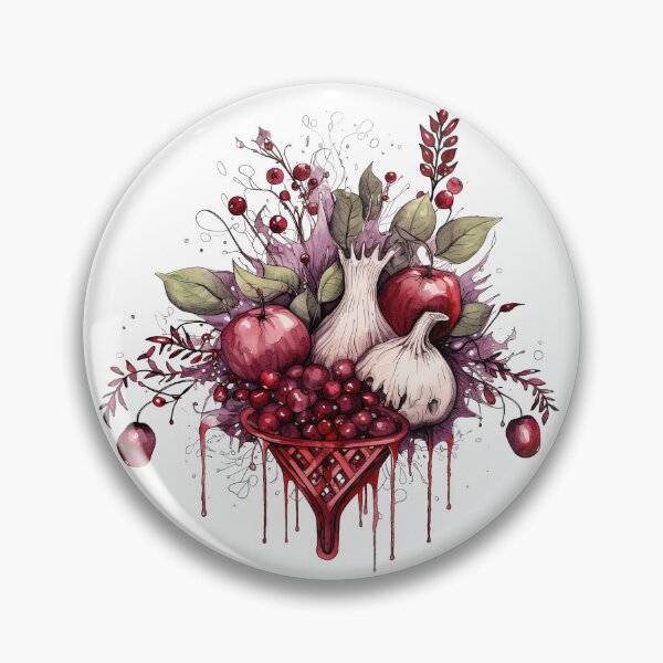 Item preview, Watercolor OxBlood Witch's Herbs designed and sold by Mandayartstudio.