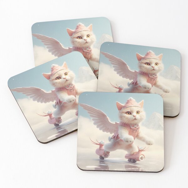 Item preview, Ice Skating Cat designed and sold by kaii572519.