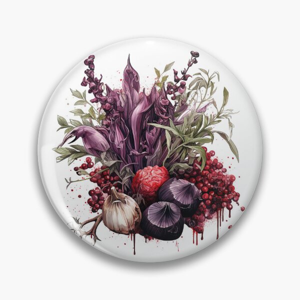 Item preview, Watercolor OxBlood Witch's Herbs designed and sold by Mandayartstudio.