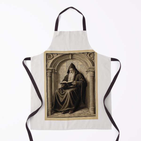 Item preview, Medieval wizard reading secret books designed and sold by erozzz.