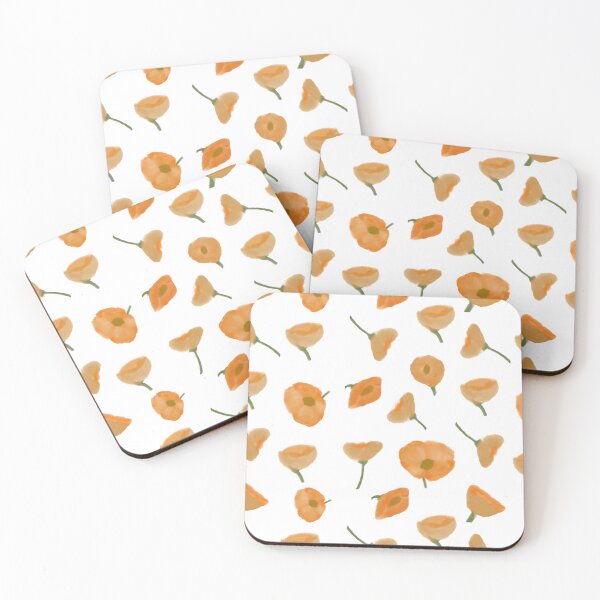 Item preview, Orange Poppy flowers  designed and sold by skysshobu.