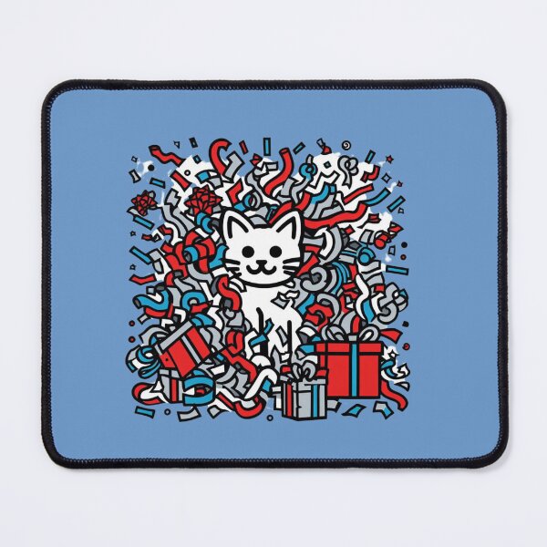 Item preview, Cat Unwrap Christmas Gift Playful Cat Lovely Cat Cult designed and sold by sharon1210.