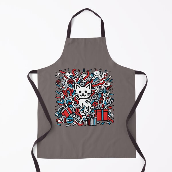 Item preview, Cat Unwrap Christmas Gift Playful Cat Lovely Cat Cult designed and sold by sharon1210.