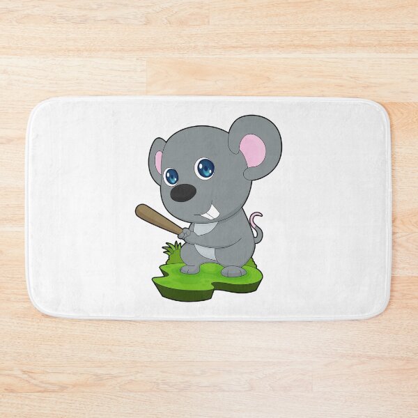 Item preview, Mouse Baseball Baseball bat Sports designed and sold by Snabdesign84.