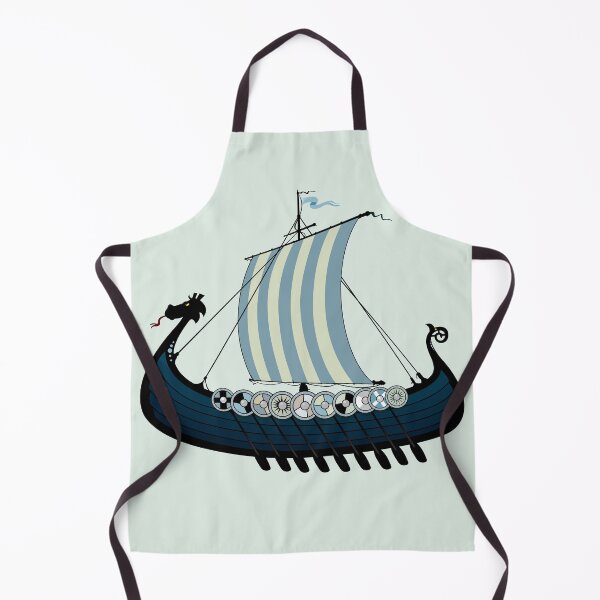 Item preview, Blue viking ship designed and sold by mangulica.
