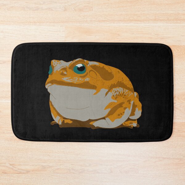 Item preview, A gold toad with turquoise eyes designed and sold by aquanour.