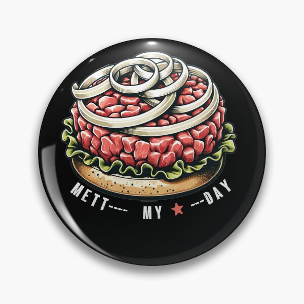 Item preview, Comic Mettbrötchen Hackepeter Thuringian Mett designed and sold by sbachstroem.