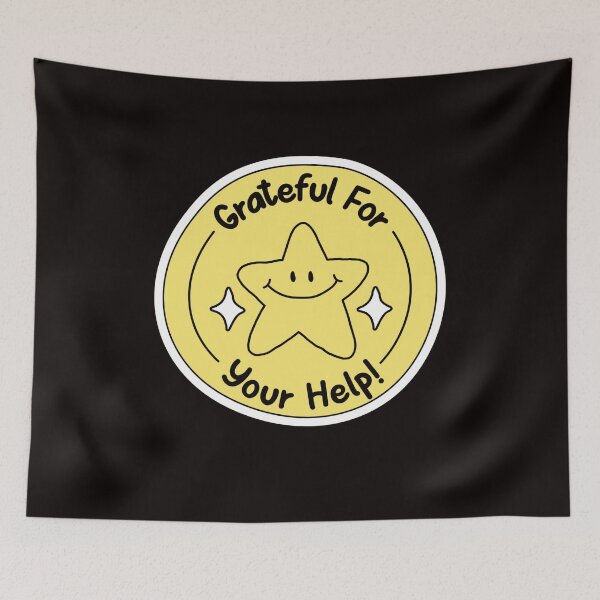 Item preview, Grateful for yor help designed and sold by Studio-wzory.