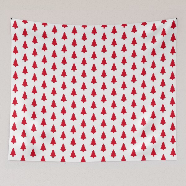Item preview, Minimalist Red Christmas Tree designed and sold by 3hornCreations.