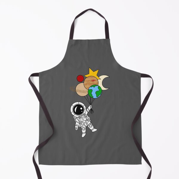 Item preview, Astronaut with Space Balloons designed and sold by StudioHitsu.