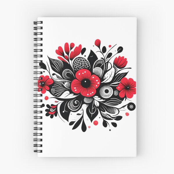 Item preview, Red Flowers Leaves Abstract designed and sold by Oleg777999.