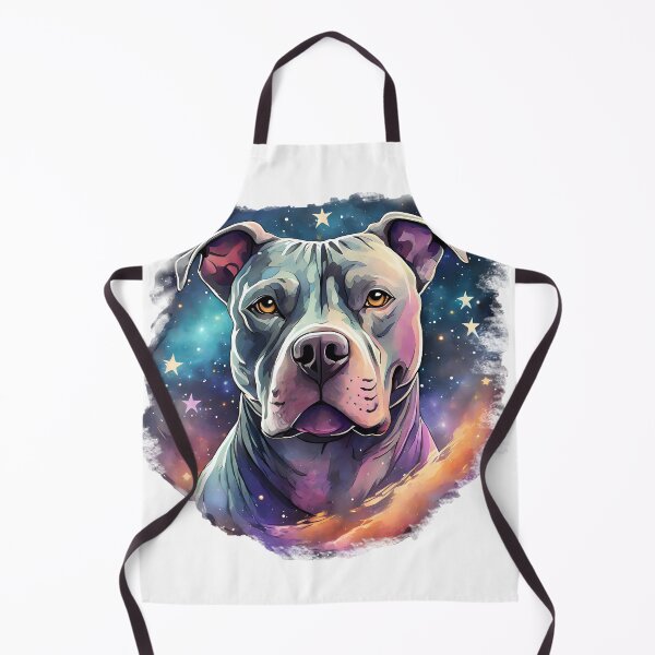 Item preview, Pitbull dog cosmic background  designed and sold by emaotx.