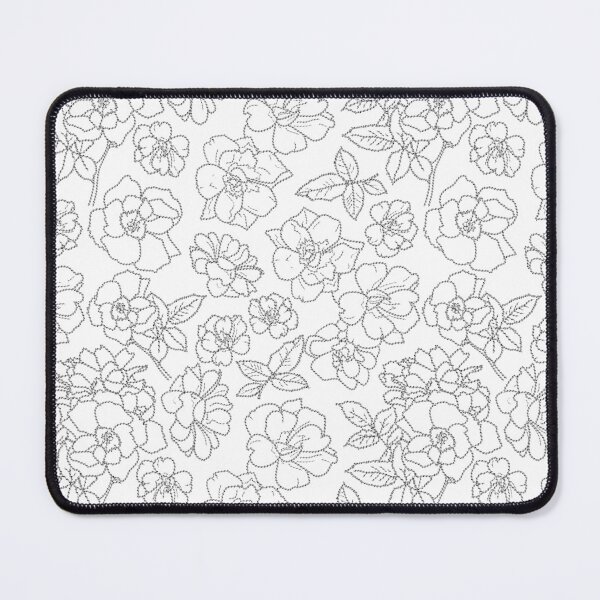 Item preview, Ramblin' Rose Stitched Look on White Repeat 5748 designed and sold by Art in My Loft.