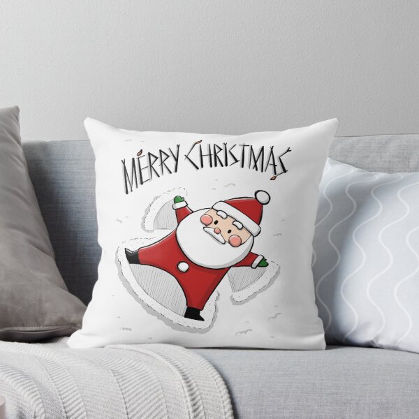 Artikelvorschau, Weihnachtsmann-Schneeengel - Frohe Weihnachten entworfen und verkauft von StudioHitsu.