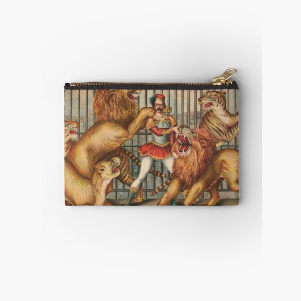 Item preview, Cartel del espectáculo de fenómenos del domador de leones vintage Circo retro designed and sold by InnerCitadel.