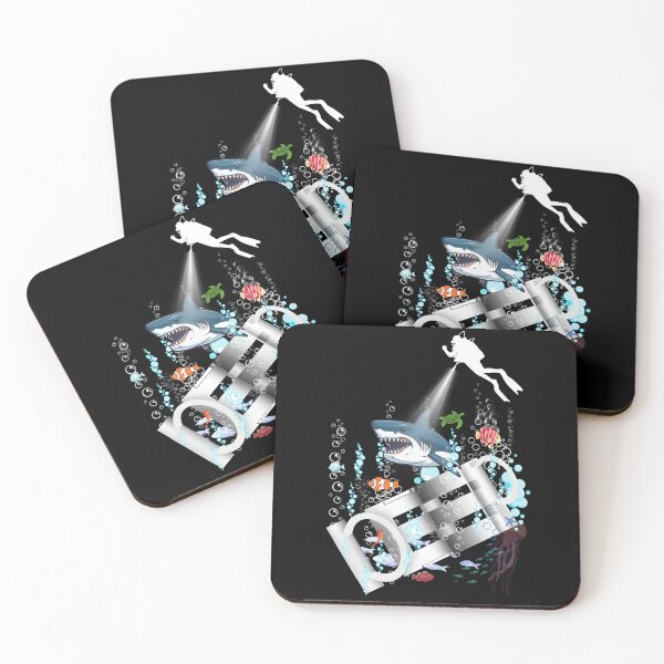 Item preview,   Diving Scuba Dive Deep Sea Creatures designed and sold by CasmariaOnlineShop -.