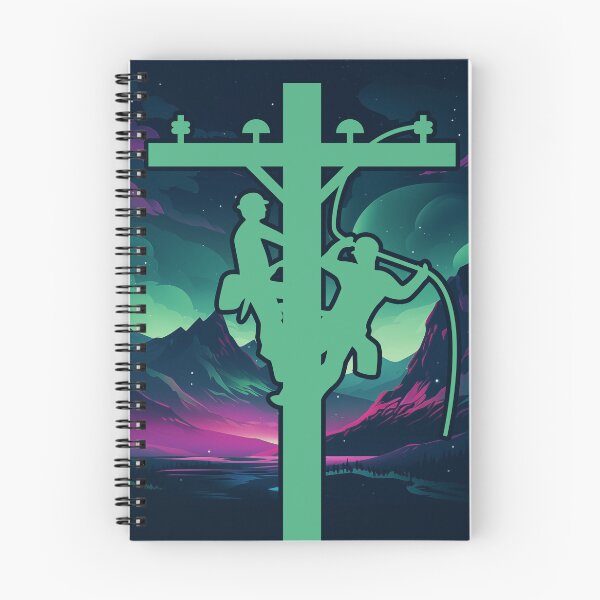Item preview, Cool Electrical Lineman Aurora Borealis designed and sold by LineXpressions.