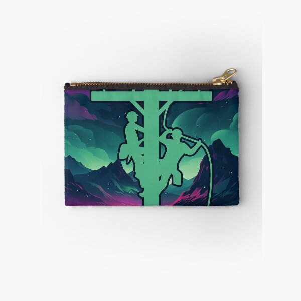 Item preview, Cool Electrical Lineman Aurora Borealis designed and sold by LineXpressions.
