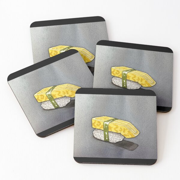 Item preview, Tamago nigiri (sweet egg omelette sushi) designed and sold by ImitationArt.